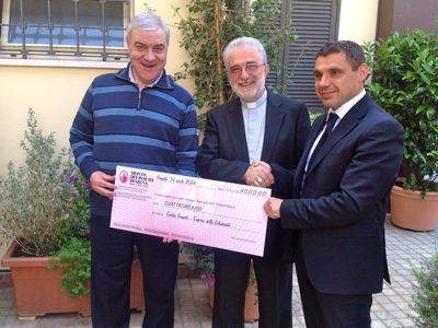 Sostegno alla Caritas: da Mps 4000 euro. Fondi utili per l’emporio della solidarietà