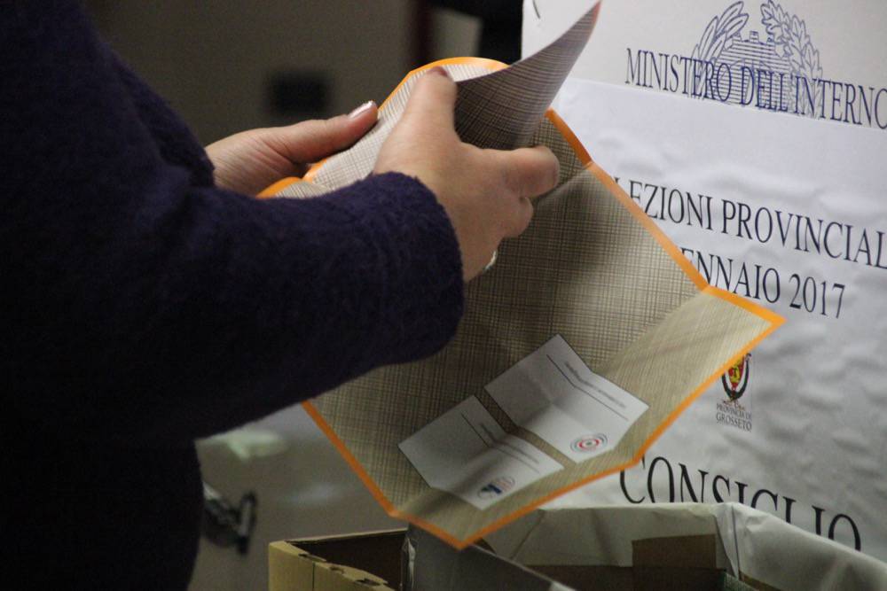 #ElezioniProvincia17: 281 al voto, affluenza al 78,2%