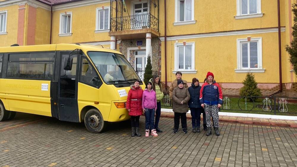 Donazione scuolabus Ucraina