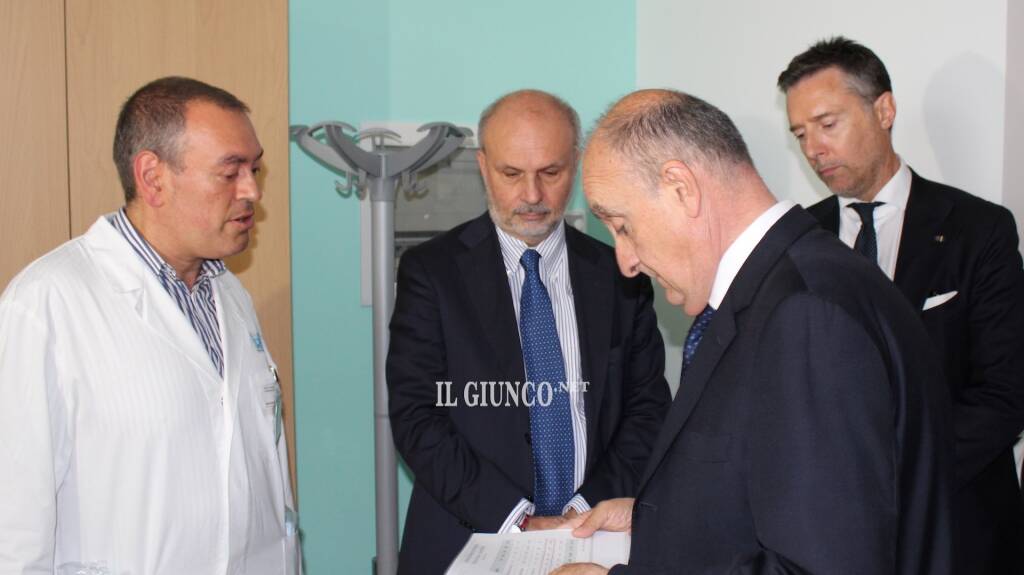 Ministro Orazio Schillaci all’ospedale Sant’Andrea di Massa Marittima